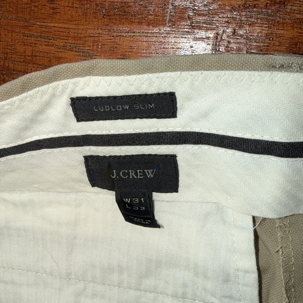J. Crew Men's Khaki Chinos
